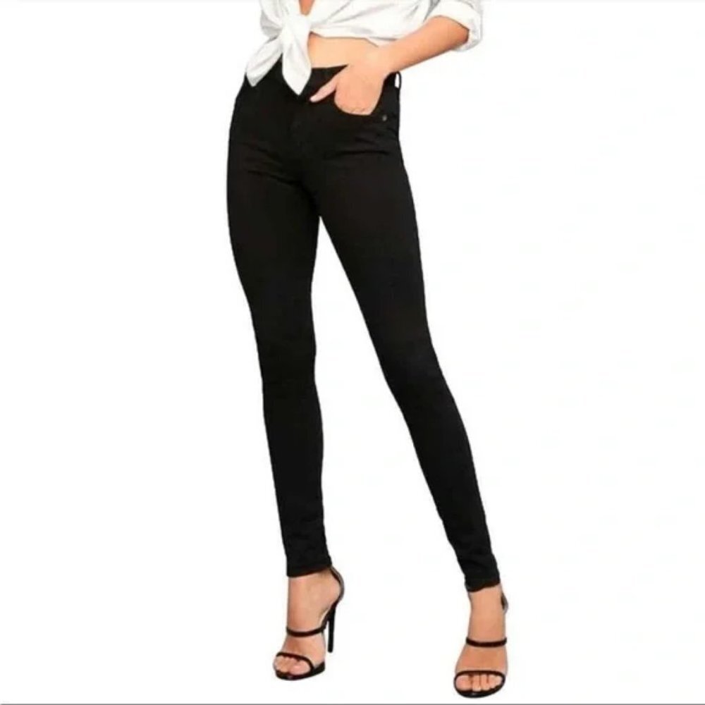 Agolde Black High Waist Skinny Jeans EUC Size 27